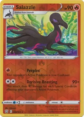 Battle Styles Salazzle #28/163 reverse holo